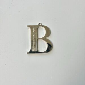 Harvey Lewis Monogram B Christmas Ornament with Rhinestones